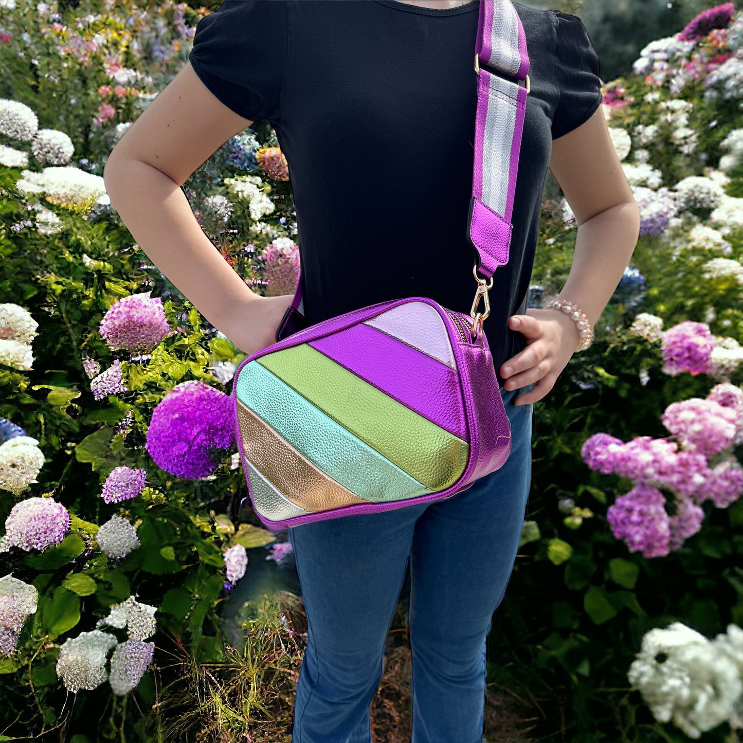 Sac bandoulière - Violet