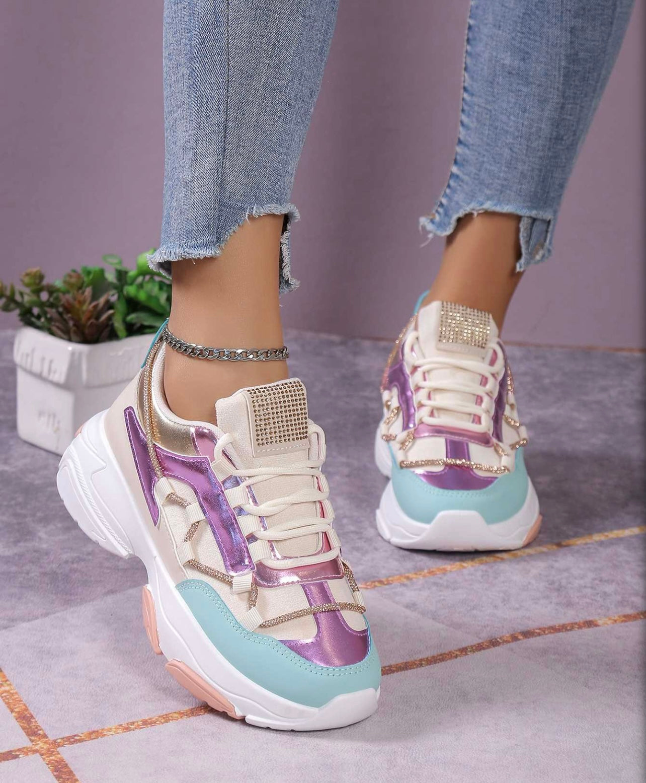 Baskets "LEILA" - Multicolore