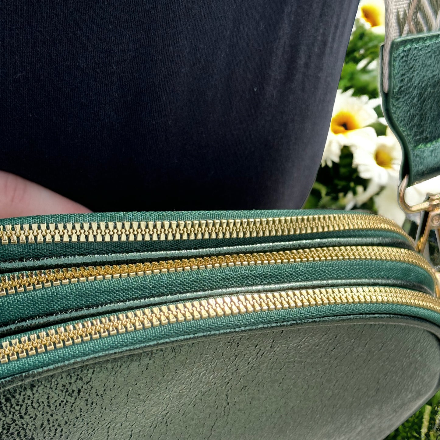Sac bandoulière - Vert foncé