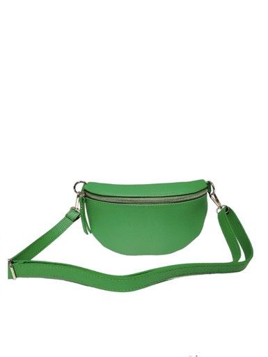 Sac banane cuir - Vert