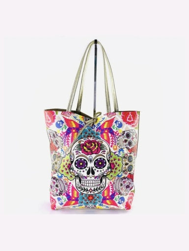 Sac à main MEXICAN SKULL FLOWER