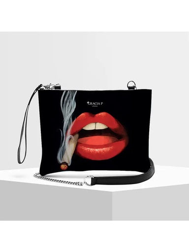 Pochette Tuxedo Lips